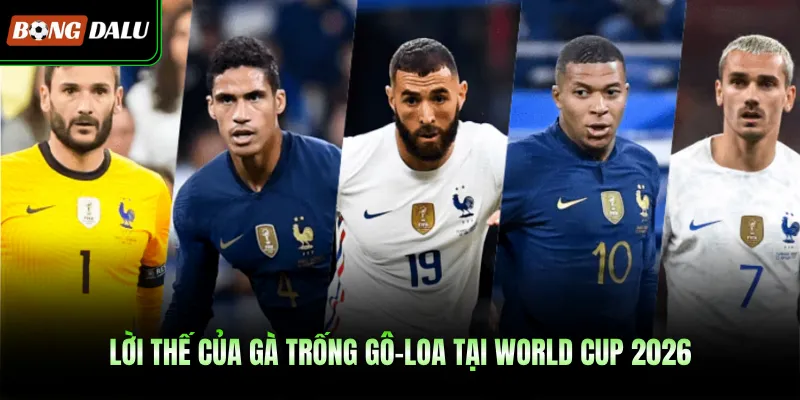 Lời thế của Gà trống Gô-loa tại World Cup 2026